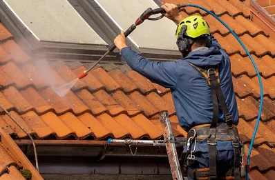 Démoussage et hydrofuge de toiture à Auvillar